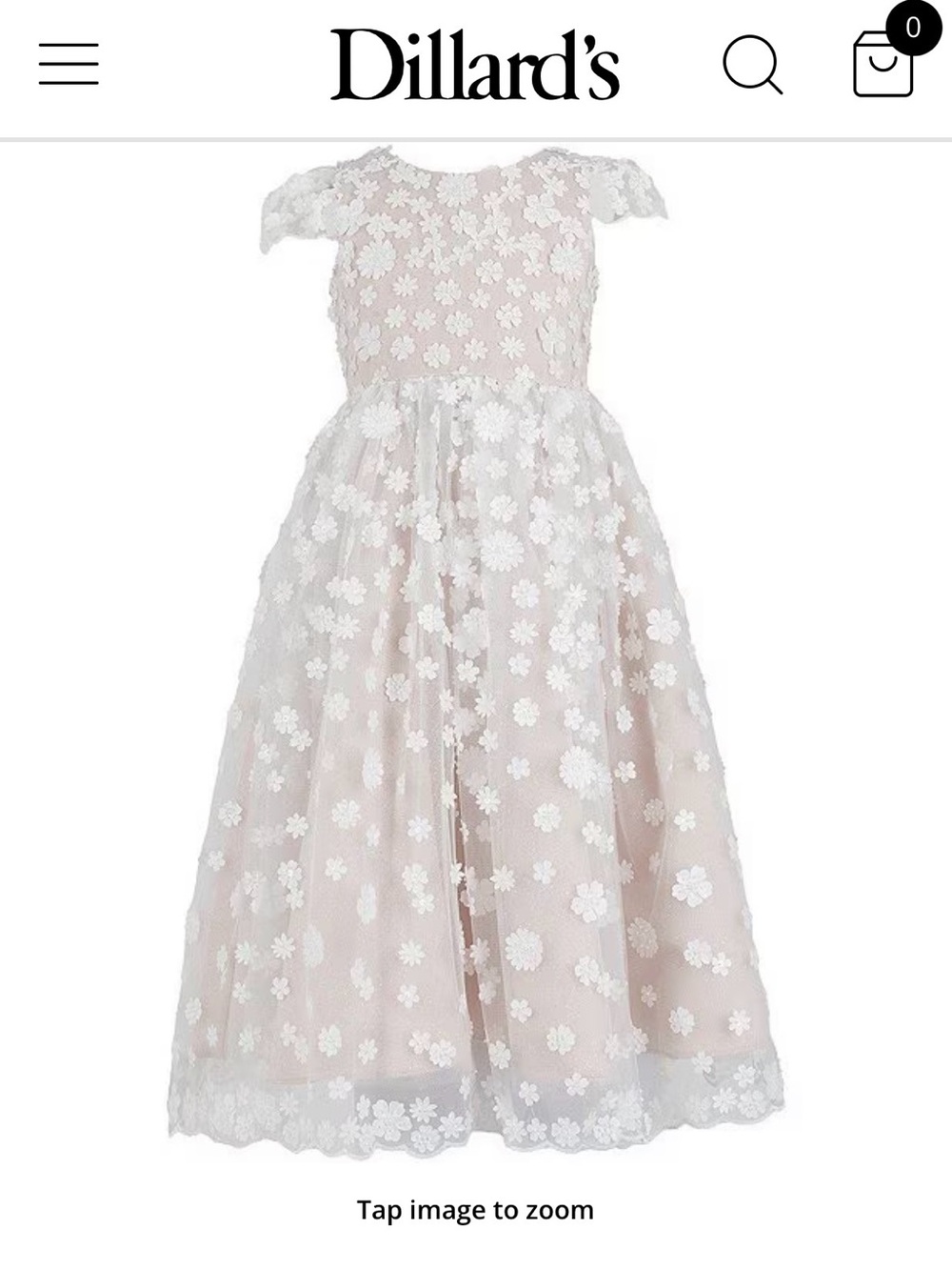 Chantilly Place Flower Girl Dress - Like New